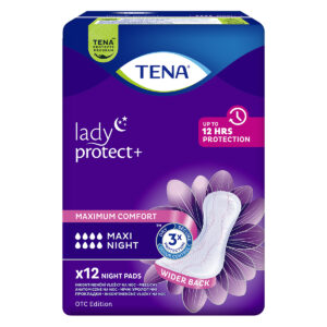 Tena Lady Maxi Night 12 sztuk, chłonność 8/8 kropli